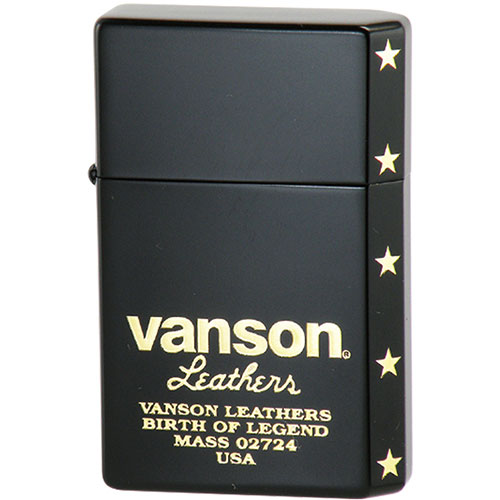 vanson × GEAR TOP V-GT-06 ロゴデザイン ブラック | ペンギンライター