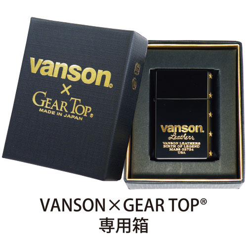 vanson × GEAR TOP V-GT-03 クロスボーンスカル シルバー | ペンギン 