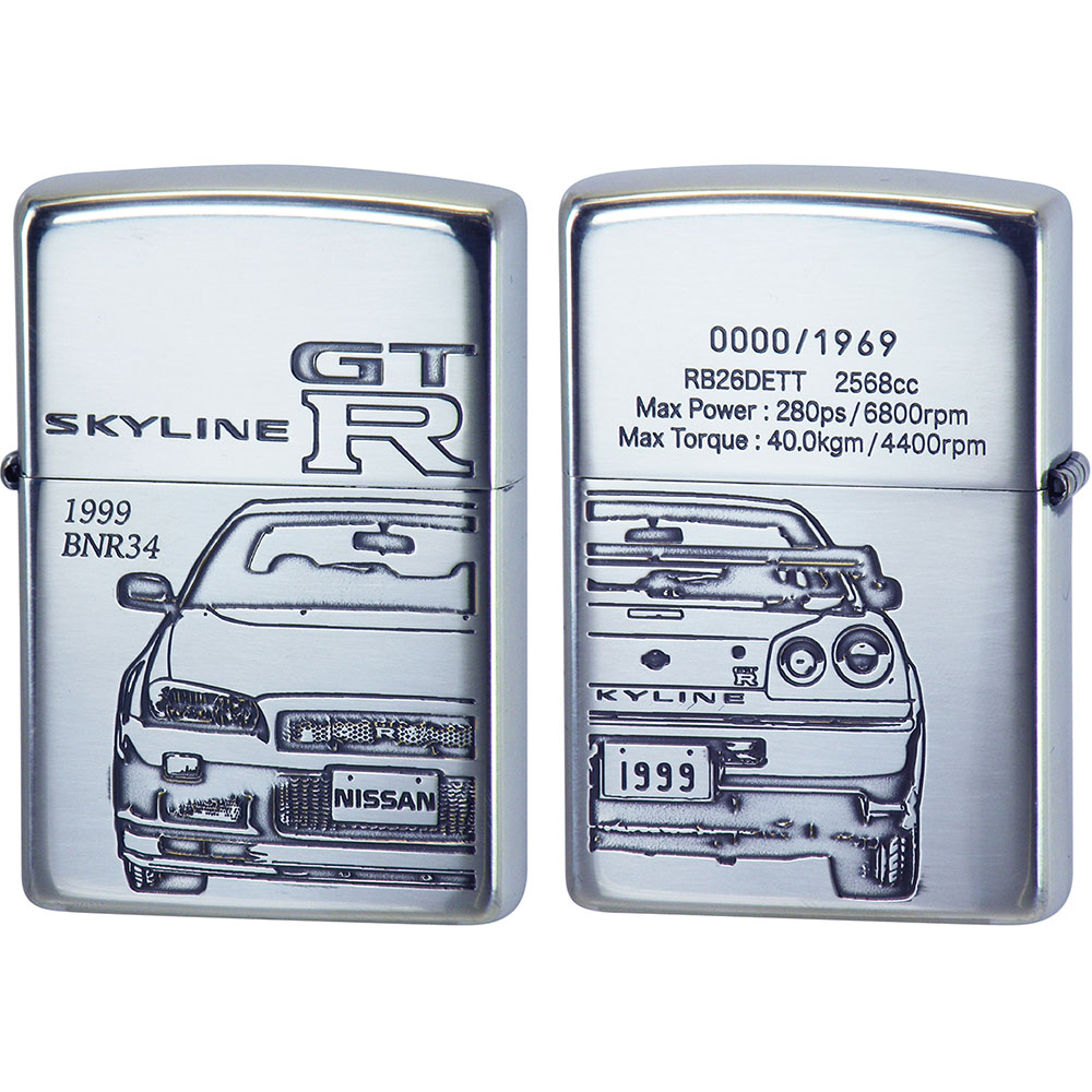 zippo☆限定☆スカイライン/GT-R☆1999BNR34☆ジッポ ライター