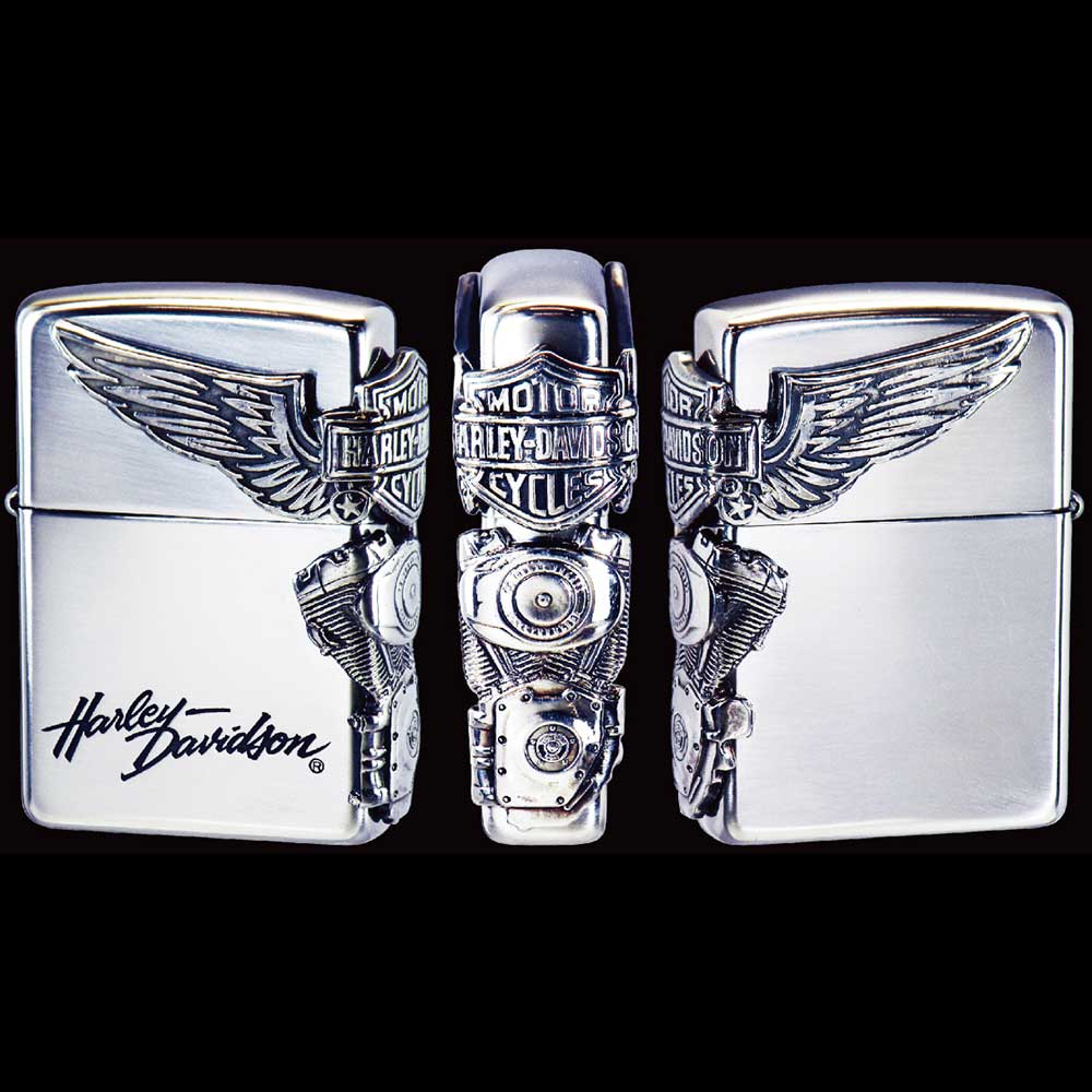 zippo☆日本限定：HARLEY-DAVIDSON☆エンブレム☆SS ライター